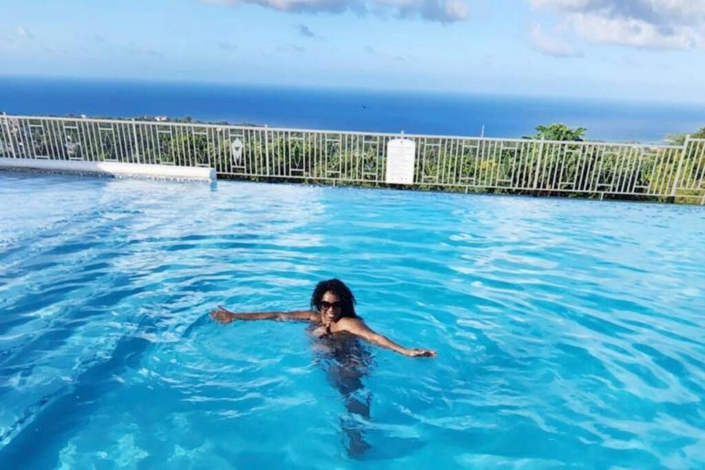 Villa La Rosa With Spectacular View Of Ocho Rios Eksteriør bilde